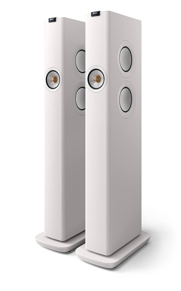 y*n様 KEF ワイヤレスサブウーファー ホワイト Amazon.co.jp: KEF KC62 サブウーファー / 1,000ワット / クラス